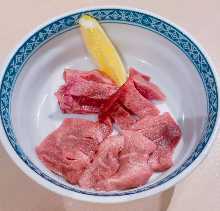Meat tasting menu