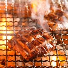 Charcoal grilled beef tongue