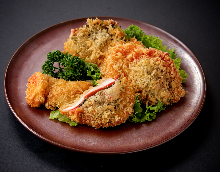 Chicken Breast Fried with Katsuobushi Plum Aroma