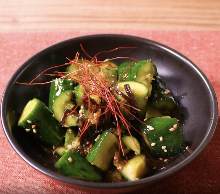 Salt Sauce Cucumber