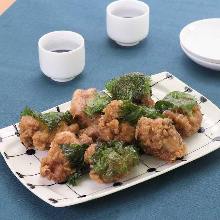 Fried Pork Wrapped in Shiso Leaf