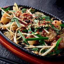 Grilled Offal Teppan (Hot Plate)