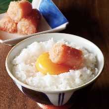 Mentaiko Egg on Rice