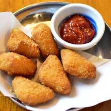 Deep-fried cheese