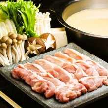 Mizutaki of Jidori chicken