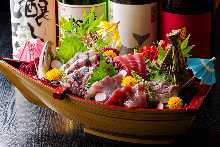 Assorted sashimi, 5 kinds