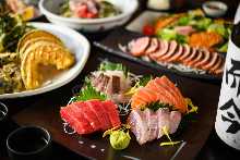 Assorted sashimi, 5 kinds