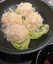 Fluffy Chicken Shumai (Steamed Dumplings)