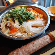 Kyoto-style Chicken Meatball Hot Pot