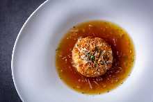 French Roscoff Onion Gratin Soup