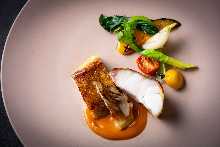 Chef's Recommended Fresh Fish with Rich Tomato Sauce