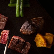 Assorted grilled vegetables