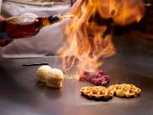 Flambe Teppanyaki Dessert