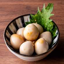 Seasoned quail egg