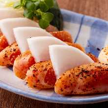 Seared spicy cod roe