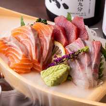 Assorted sashimi, 3 kinds