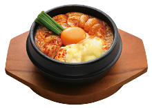 Sundubu jjigae with cheese