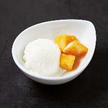 Frozen yogurt sherbet