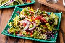 Avocado and seafood salad