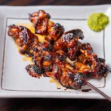 Grilled eel liver