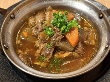 Simmered beef tendon