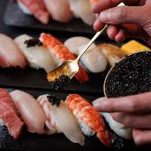 Assorted nigiri sushi