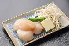 Scallop teppanyaki