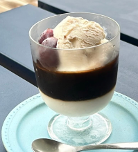 Coffee Jelly Panna Cotta