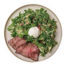 (Limited quantity per day) Charcoal roast beef & kale salad