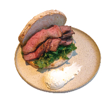 ( NEW ) Double Roast Beef Sandwich