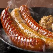 Assorted sausage