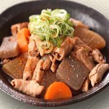 Simmered beef tendon