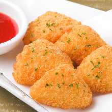 Fried camembert cheese