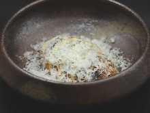 Charcoal grilled jumbo mushrooms