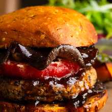 Forest Mushroom Burger (Shiitake & Giant Jellyfish)