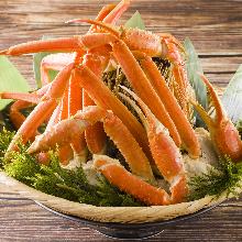 Boiled snow crab