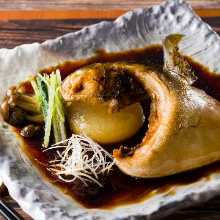 Braised Yellowtail Collar