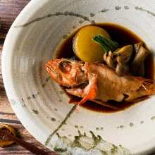 Braised Kinki Fish and Daikon Radish