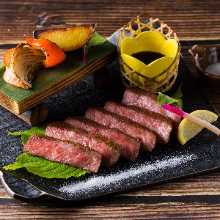 Wagyu beef sirloin steak