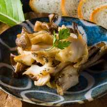 Grilled with garlic butter