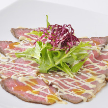 Roast beef Carpaccio