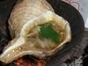 Grilled live whelk