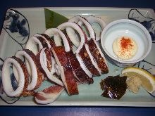 Grilled squid