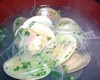 Common orient clams steamed with sake Common orient clams steamed with sake