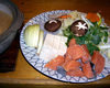 "Ishikari" salmon and vegetable hotpot