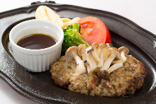 Japanese-style hamburg steak