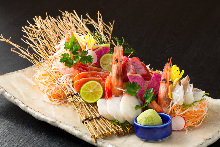 Assorted sashimi, 5 kinds