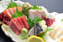 Assorted sashimi, 5 kinds