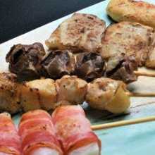 Assorted grilled skewers, 5 kinds