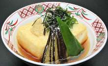 Deep-fried tofu in broth